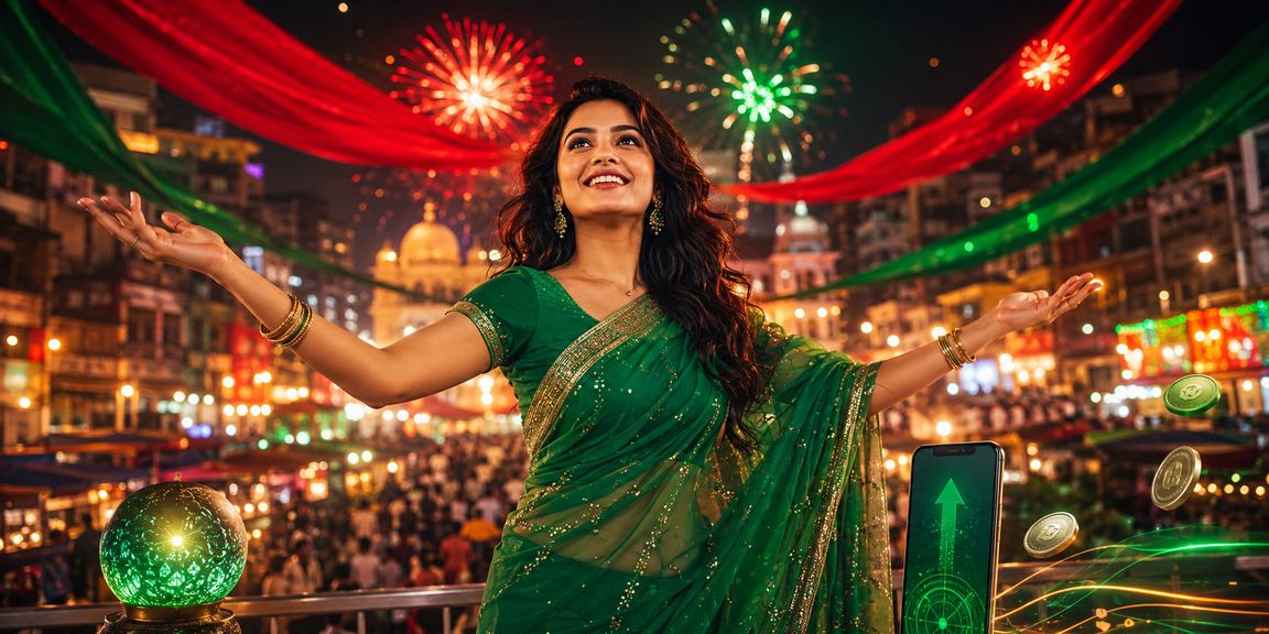 ময়মনসিংহে মোবাইল পেমেন্ট সুবিধা ব্যবহার করছেন সाड़ी পরিহিত মহিলা