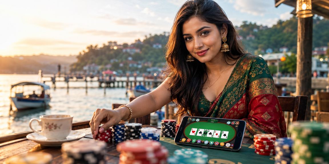 রাঙ্গামাটি সৈকতে তীন পাতি গেম খেলা দৃশ্য